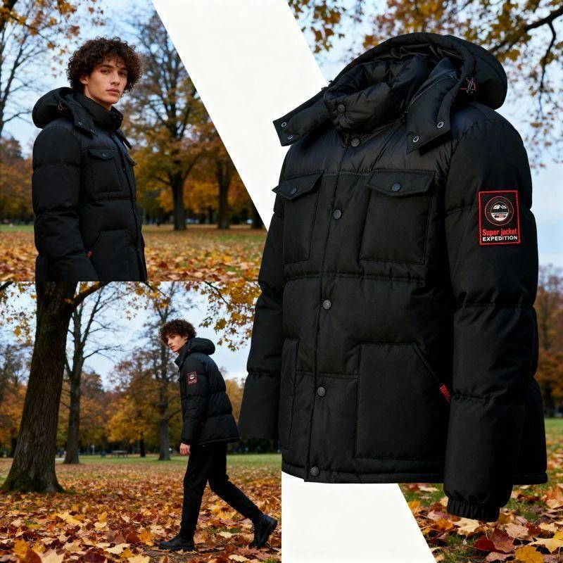 Geographical Norway vyriška striukė BAREDA DB Juodas MEN 096 Juodas (WY3882H/GN-NOIR)
