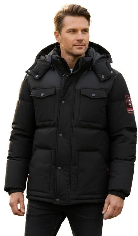 Geographical Norway vyriška striukė BAREDA DB Juodas MEN 096 Juodas (WY3882H/GN-NOIR)
