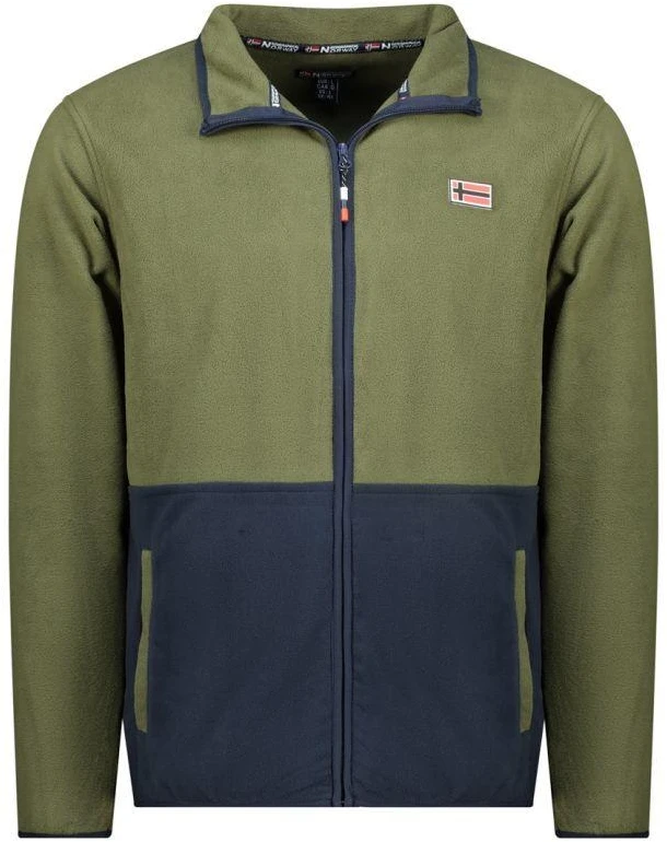 Geographical Norway vyriškas flisinis džemperis Touki Fz Kaki Db Men 233 chaki (WZ6702H/GN-Kaki)