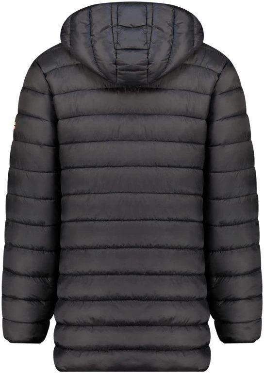 Geographical Norway vyriškas švarkas AMIGOMAP LONG HOOD DB Juodas MEN 233 Juodas (WZ5085H/GN-NOIR)