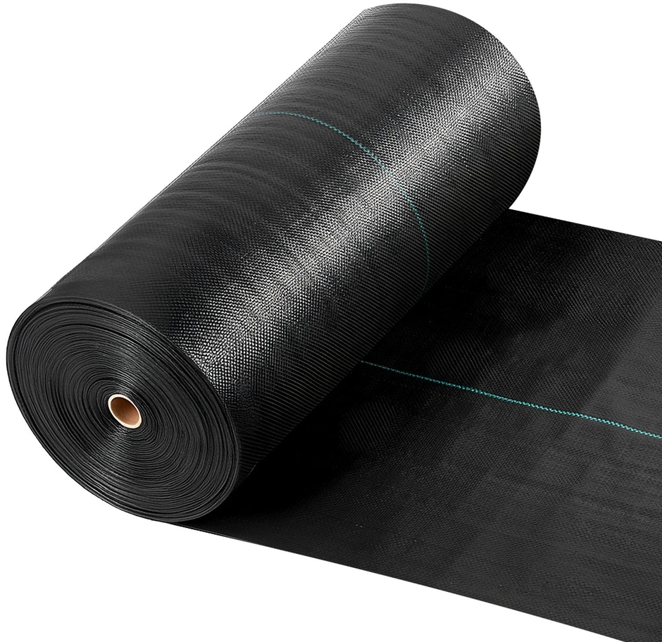 VEVOR Piktžolių barjerinė danga 0.9x30.5 m juoda