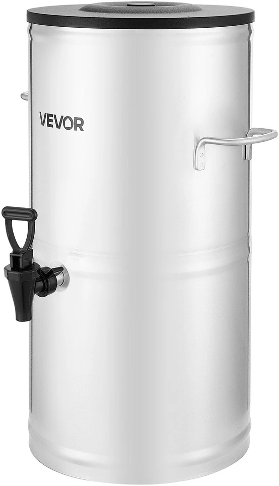 VEVOR Šalto gėrimo dozatorius, 15L iš nerūdijančio plieno