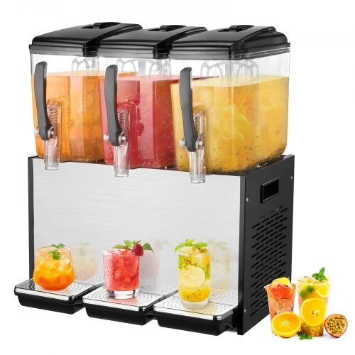 VEVOR Komercinis 12L x 3 talpų gėrimų skirstytuvas