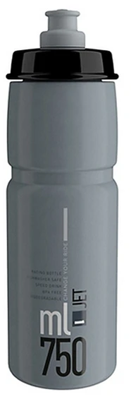 Gertuvė Elite Jet Pilkas Juodas Logo 750ml