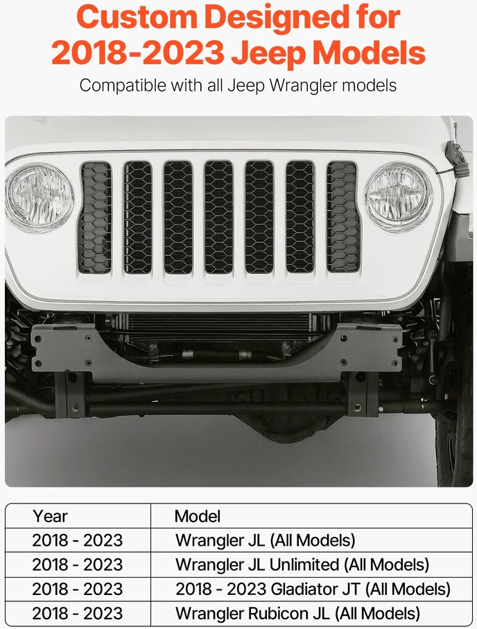 VEVOR Gervės laikiklis Jeep Wrangler JL/JLU