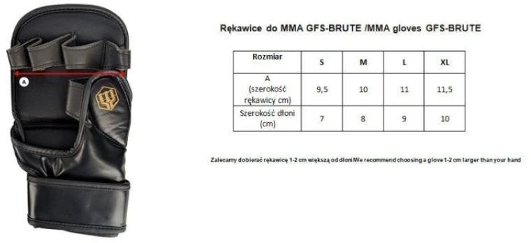 GFS-BRUTE MMA pirštinės