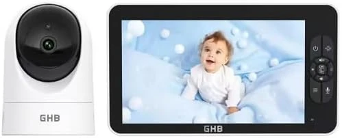 GHB vaizdo auklė 7 colių IPS 1080p su naktiniu matymu ir FHSS ryšiu SM71