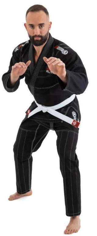 Gi BJJ treniruočių - Juodas DBX ELITE A0 + A0 diržas