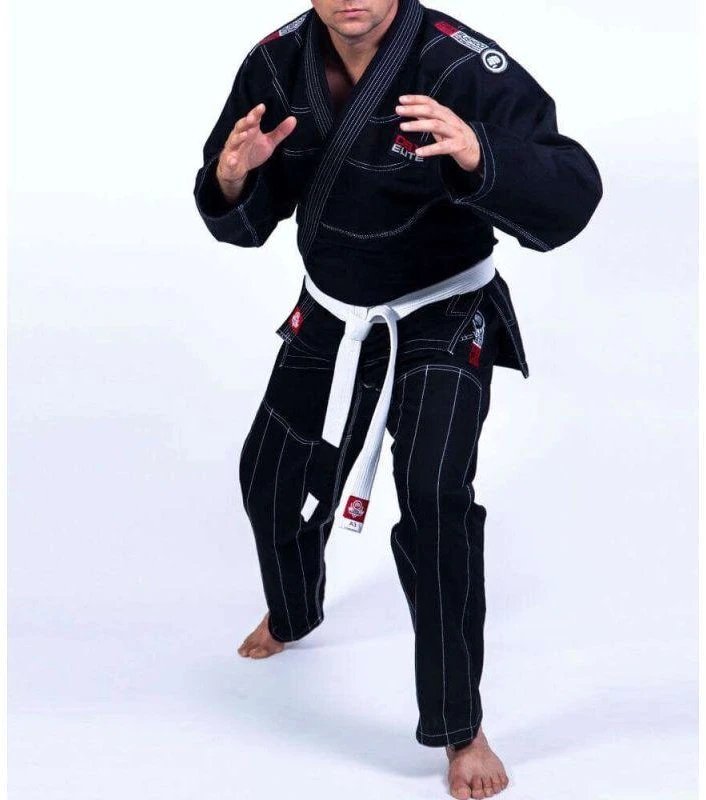 Gi BJJ treniruočių - Juodas DBX ELITE A0 + A0 diržas