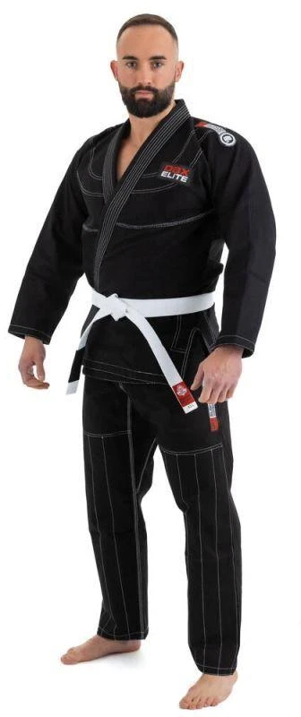 Gi BJJ treniruočių - Juodas DBX ELITE A0 + A0 diržas