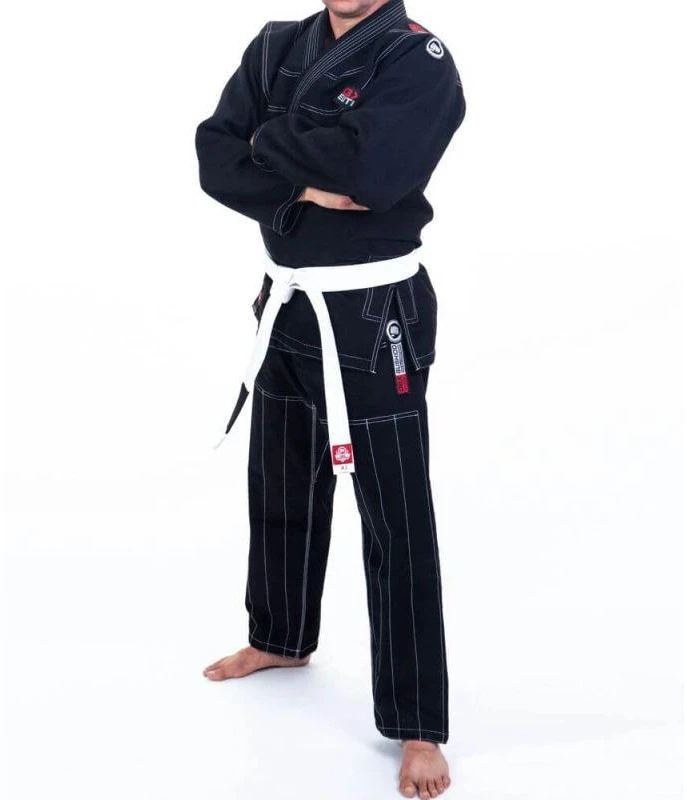 Gi BJJ treniruočių - Juodas DBX ELITE A0 + A0 diržas