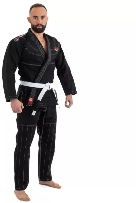 Gi BJJ treniruočių - Juodas DBX ELITE A0 + A0 diržas