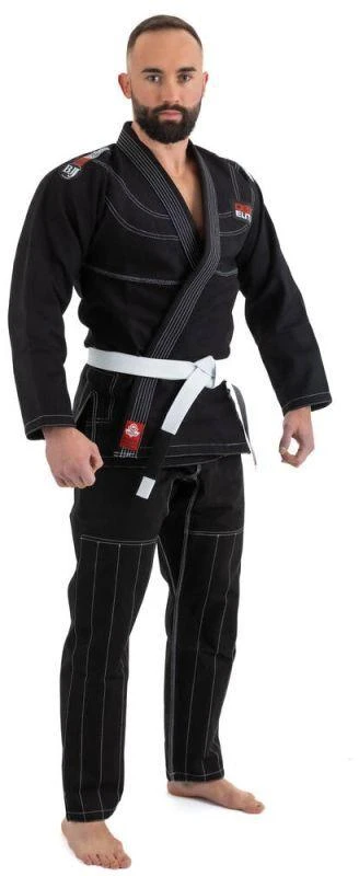 Gi BJJ treniruočių - Juodas DBX ELITE A0 + A0 diržas