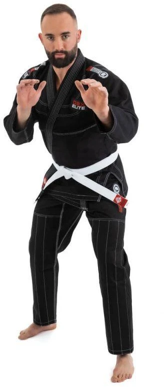Gi BJJ treniruočių - Juodas DBX ELITE A0 + A0 diržas