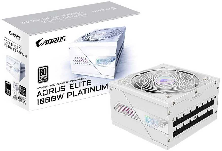 GIGABYTE AORUS ELITE P1000W 80+ platininis modulinis ledo maitinimo šaltinis