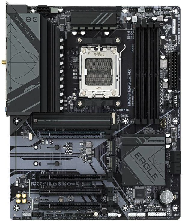 Ausinės GIGABYTE B650 EAGLE AX pagrindinė plokštė