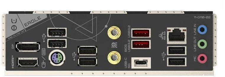 Ausinės GIGABYTE B650 EAGLE AX pagrindinė plokštė