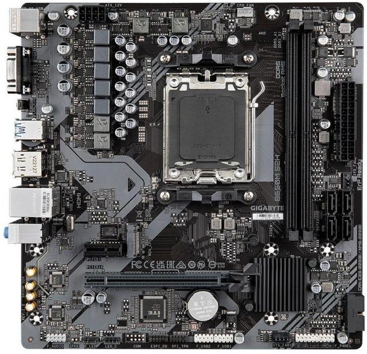 Ausinės GIGABYTE B650M S2H pagrindinė plokštė