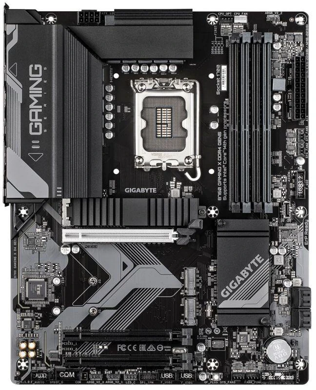 Ausinės GIGABYTE B760 GAMING X GEN5 pagrindinė plokštė, Intel B760, LGA 1700, ATX