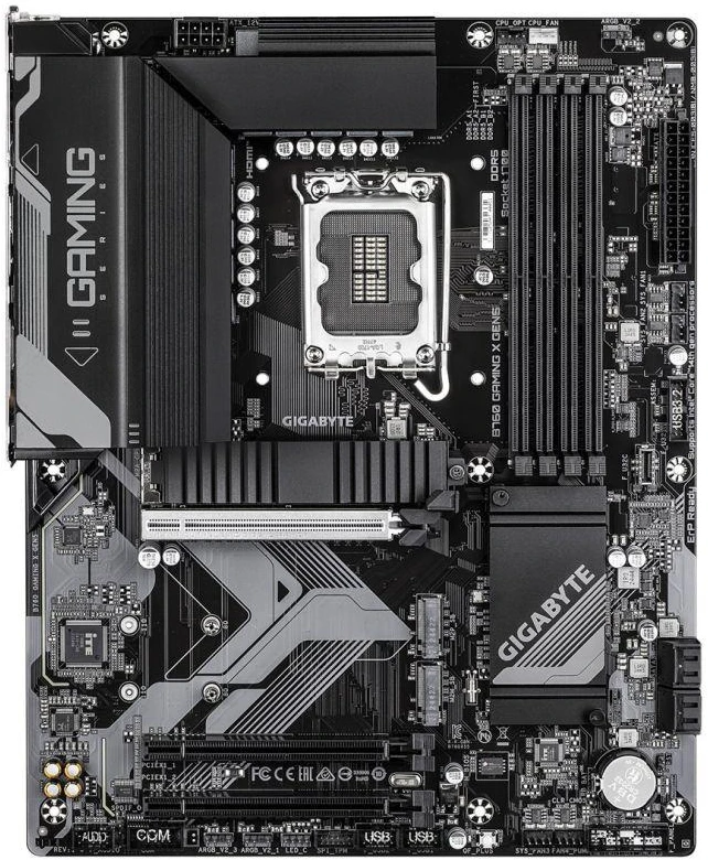Ausinės GIGABYTE B760 GAMING X GEN5 pagrindinė plokštė, Intel B760, LGA 1700, ATX