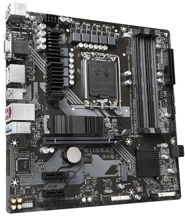 Ausinės GIGABYTE B760M DS3H DDR4 pagrindinė plokštė