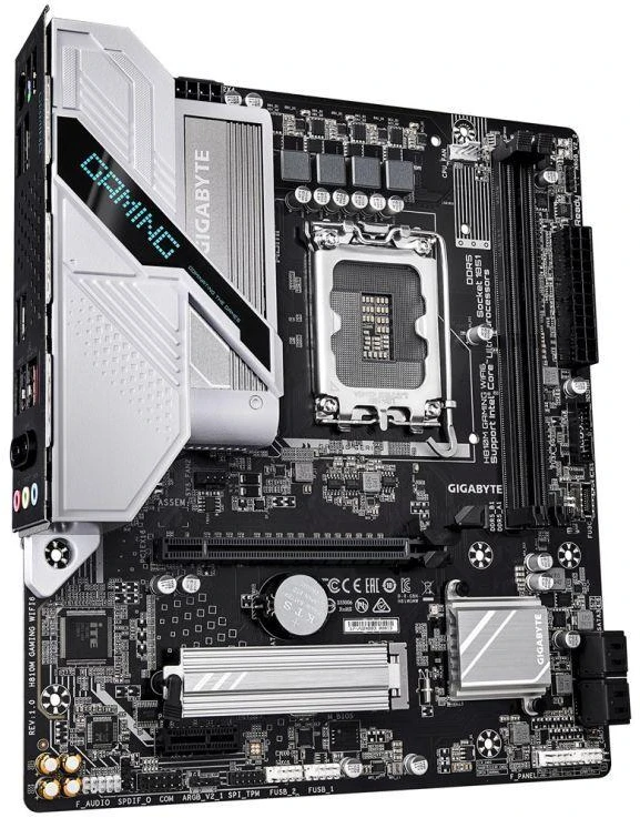Pagrindinė plokštė GIGABYTE H810M GAMING WIFI6 LGA1851 MB