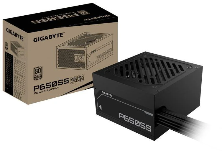 GIGABYTE P650SS maitinimo blokas 650W 20+4 pin ATX juodas