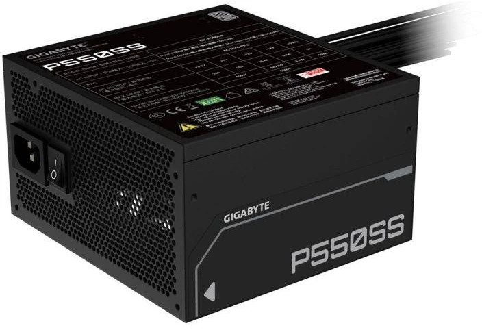 GIGABYTE P650SS maitinimo blokas 650W 20+4 pin ATX juodas