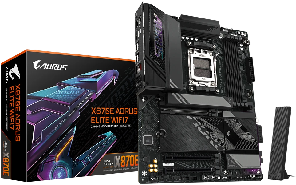 Pagrindinė plokštė GIGABYTE X870E A ELITE WIFI7 AM5 ATX MB