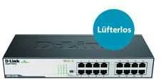 Šakotuvas Jungiklis D-Link DGS-1016D/E (16x 10/100/1000Mbps)