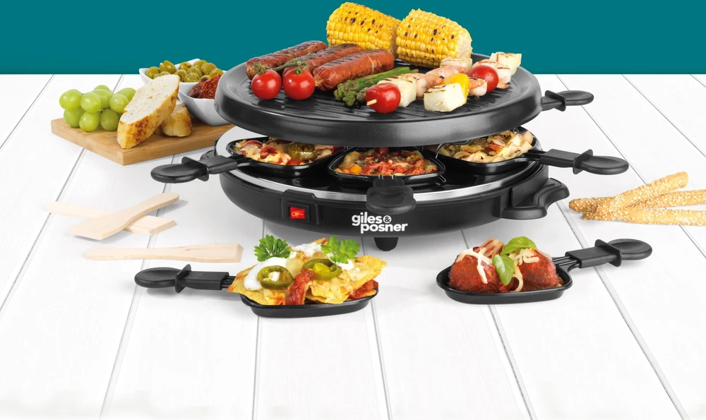 Giles & Posner EK4511GV2VDE stalo raclette grilis