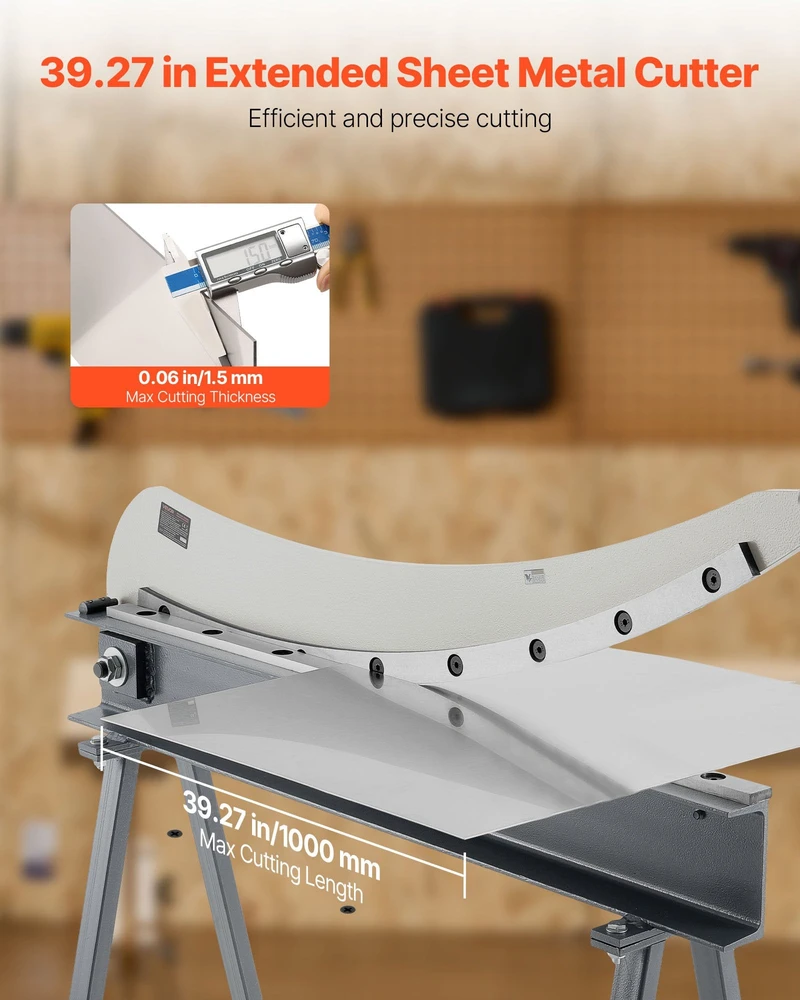 VEVOR Gilotinas žirkles 1000 mm metalui kirpti
