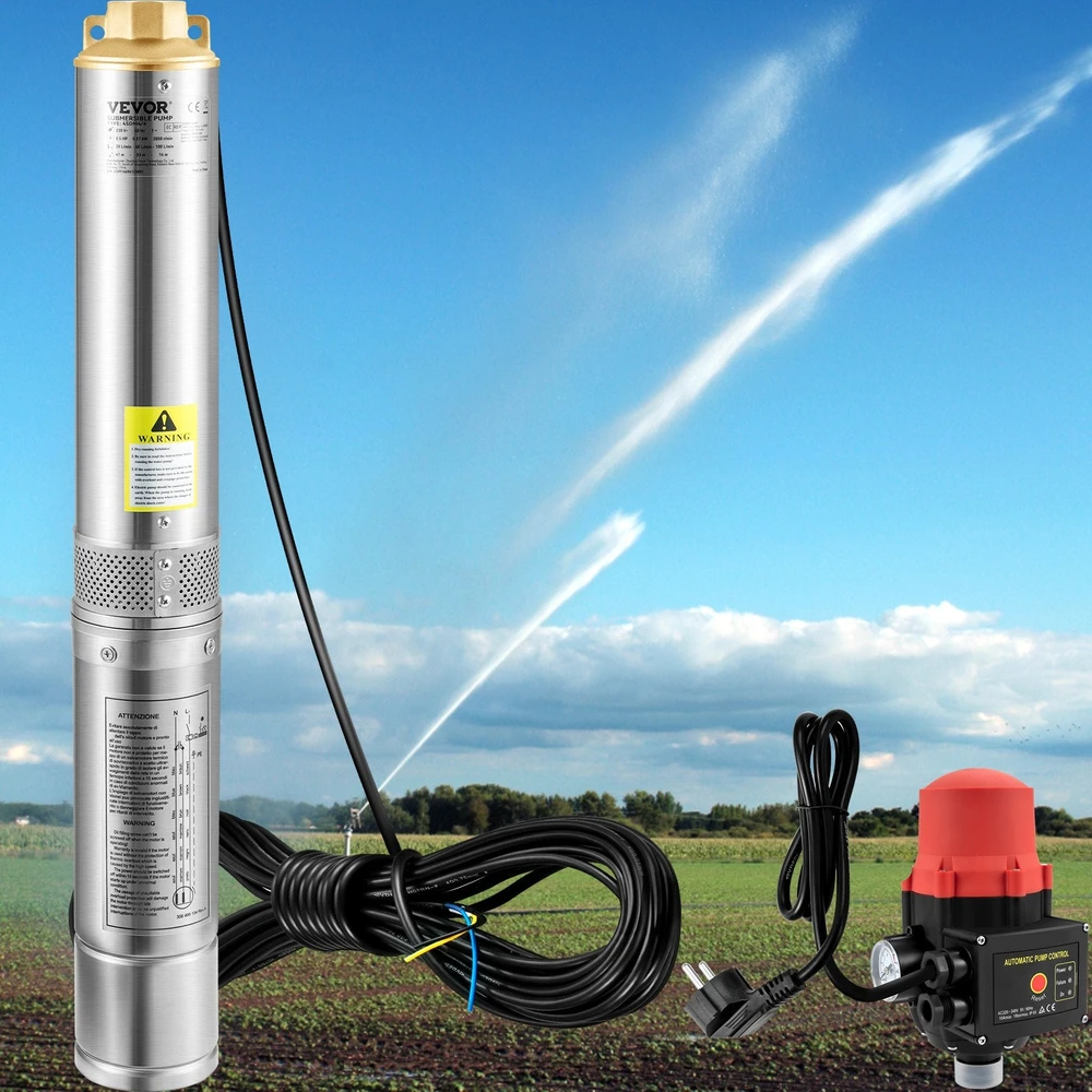 VEVOR giluminis siurblys 750 W 230V, automatinis jungiklis