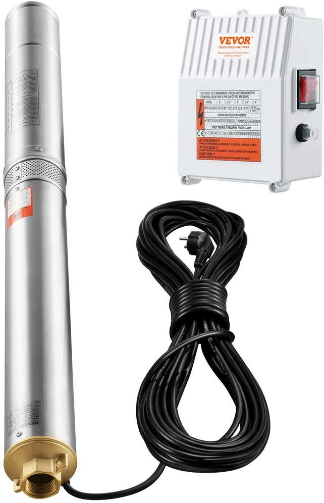 VEVOR Giluminis panardinamasis siurblys 1500W 108m
