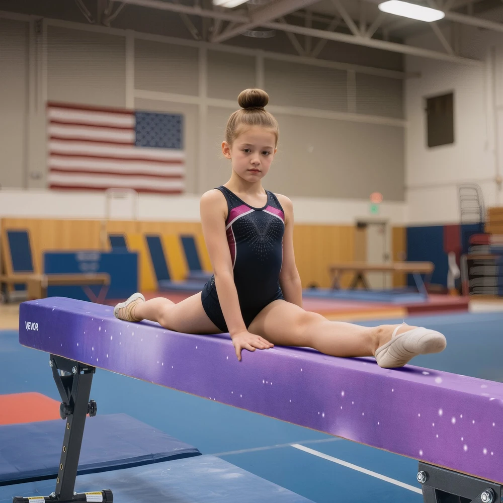 Vevor Reguliuojama gimnastikos sija vaikams, 8 pėdų