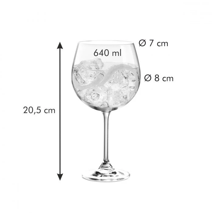 Gintonic Charlie 640 ml kokteilių stiklinė