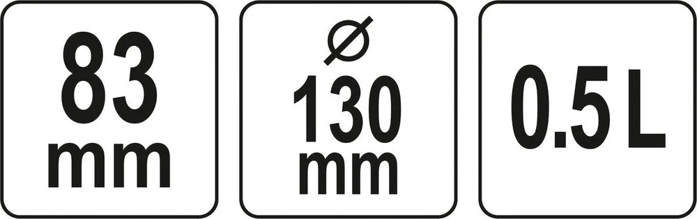 YATO indas gipsui 0,5 l