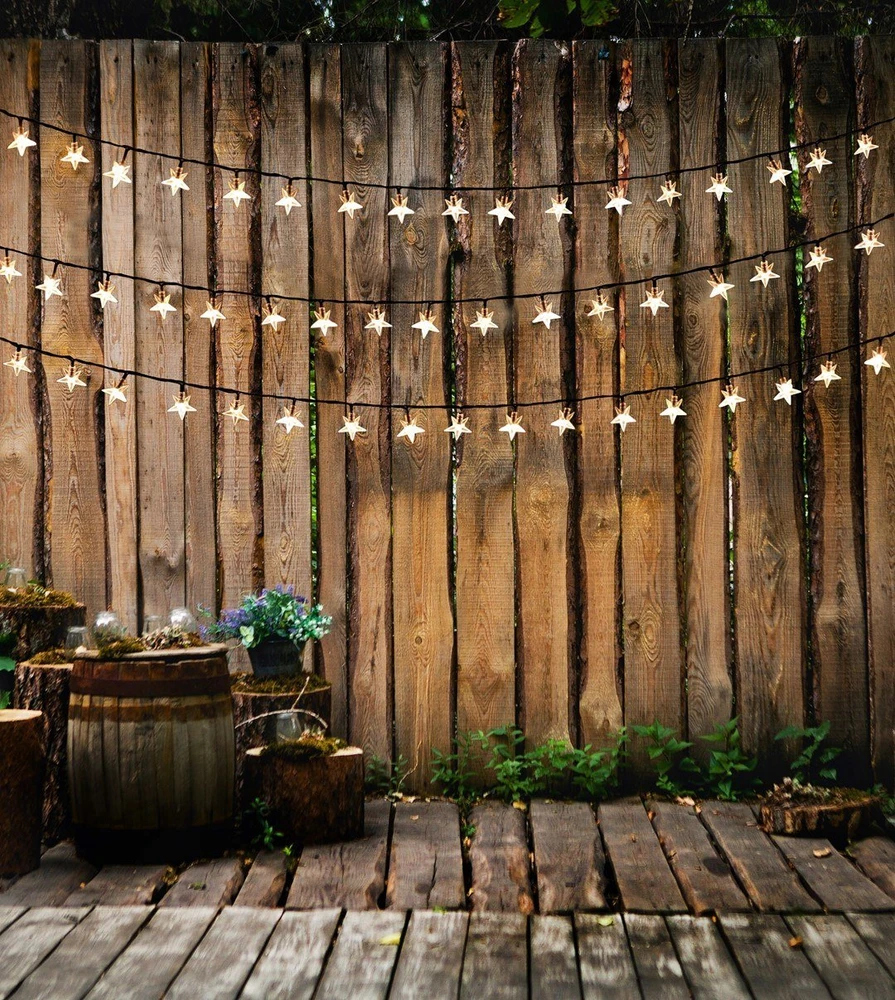 Elektrinė girlianda DecoKing LED Star, balta, 12.5 m
