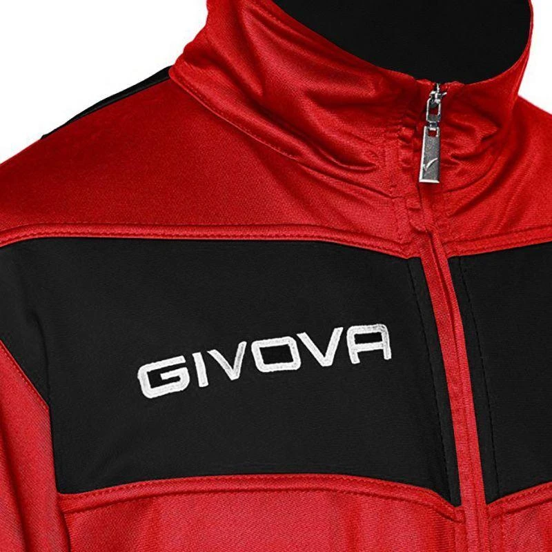 Givova Tuta Visa TR018 1210 sportinis kostiumas Raudona/Juoda