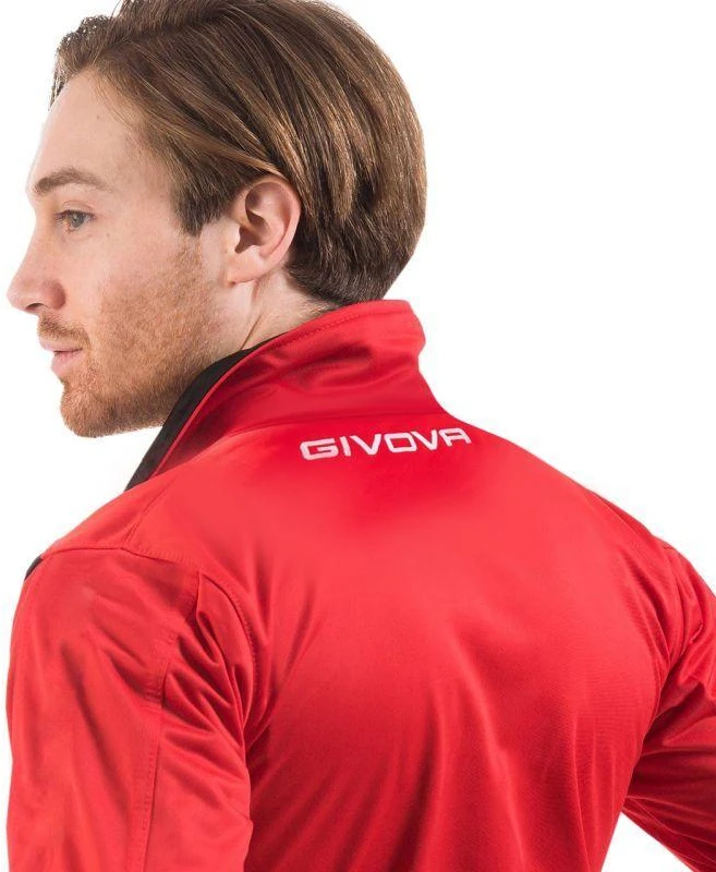 Givova Tuta Visa TR018 1210 sportinis kostiumas Raudona/Juoda