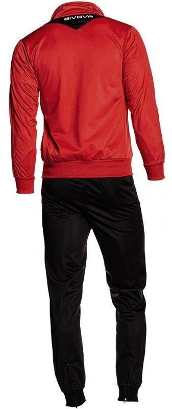Givova Tuta Visa TR018 1210 sportinis kostiumas Raudona/Juoda