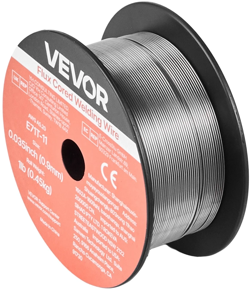 VEVOR MIG suvirinimo viela, E71T-11, 0.9 mm, 2 ritės