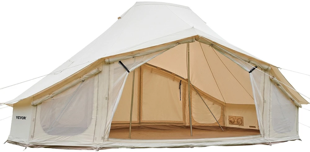 Glampingo palapinė VEVOR ZJXYMGBDWZ-6M, 6 x 4 x 3.1 m