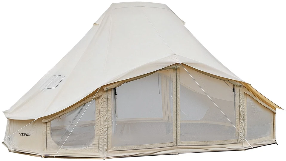 Glampingo palapinė VEVOR ZJXYMGBDWZ-6M, 6 x 4 x 3.1 m