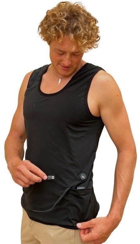 GVI Glovii GV2XL žiemos sporto šakų kūno apsaugos priemonė Heated vest Slidinėjimas, Snieglenčių sportas Unisekso stiliaus Poliesteris Juoda