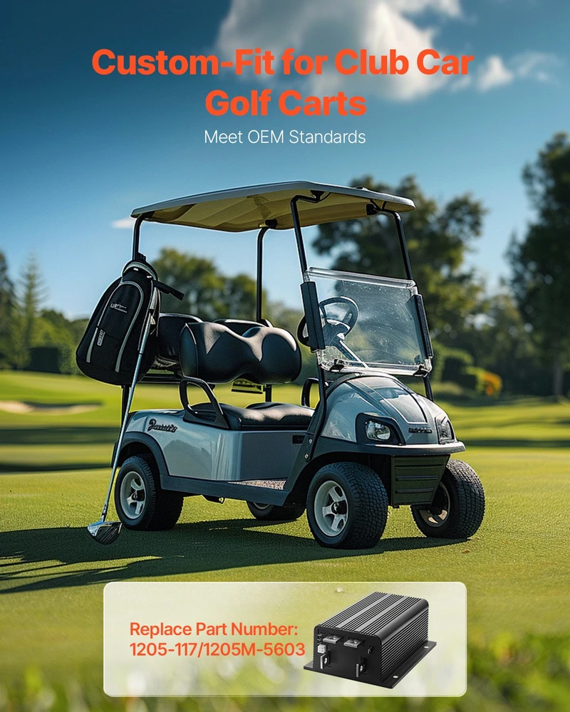 VEVOR Golfinės transporto priemonės valdiklis 36V 500A