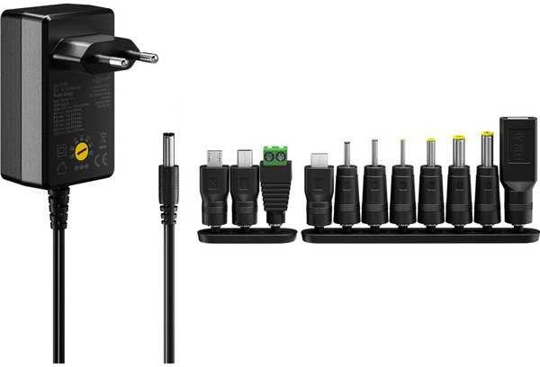 Goobay 64570 kelių diapazonų maitinimo šaltinis 3–12 V / 2.25 A