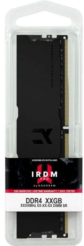 GOODRAM 32GB 2x16GB IRDM PRO DDR4 3600MHz DIMM CL18 1.35V Deep Juodas