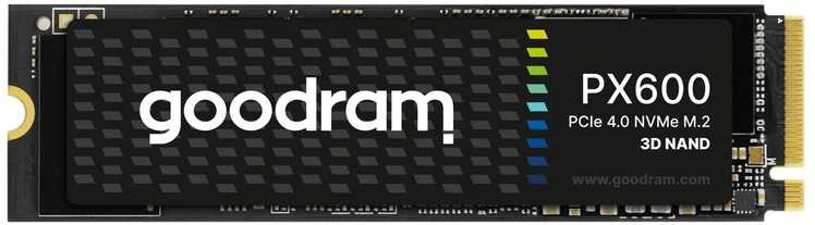 Kietasis diskas - Goodram SSDPR-PX600-500-80 M.2 500 GB PCI Express 4.0 NVMe 3D NAND