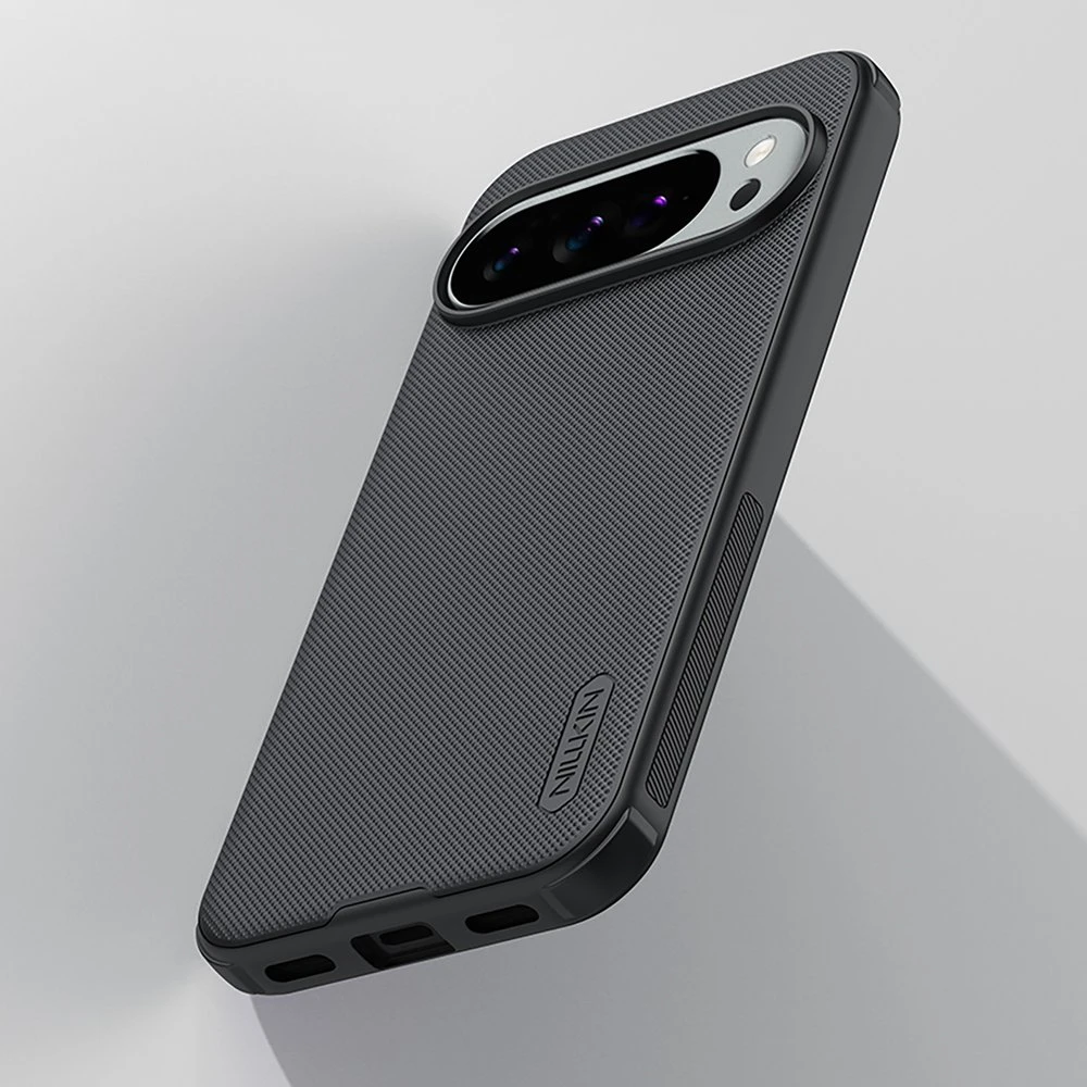 Nillkin Super Frosted PRO Magnetic Back dėklas skirtas Google Pixel 10/10 Pro juodos spalvos